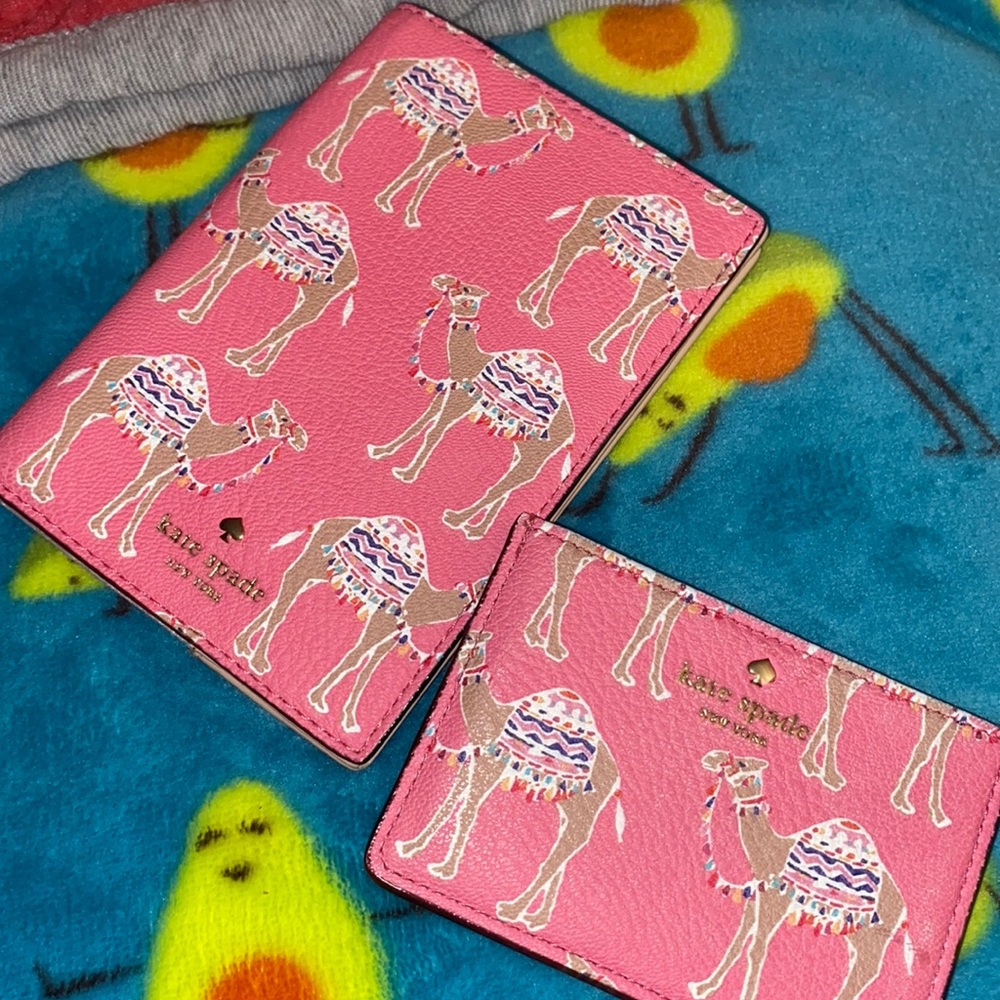 Kate Spade Matching Card and Passport Holder